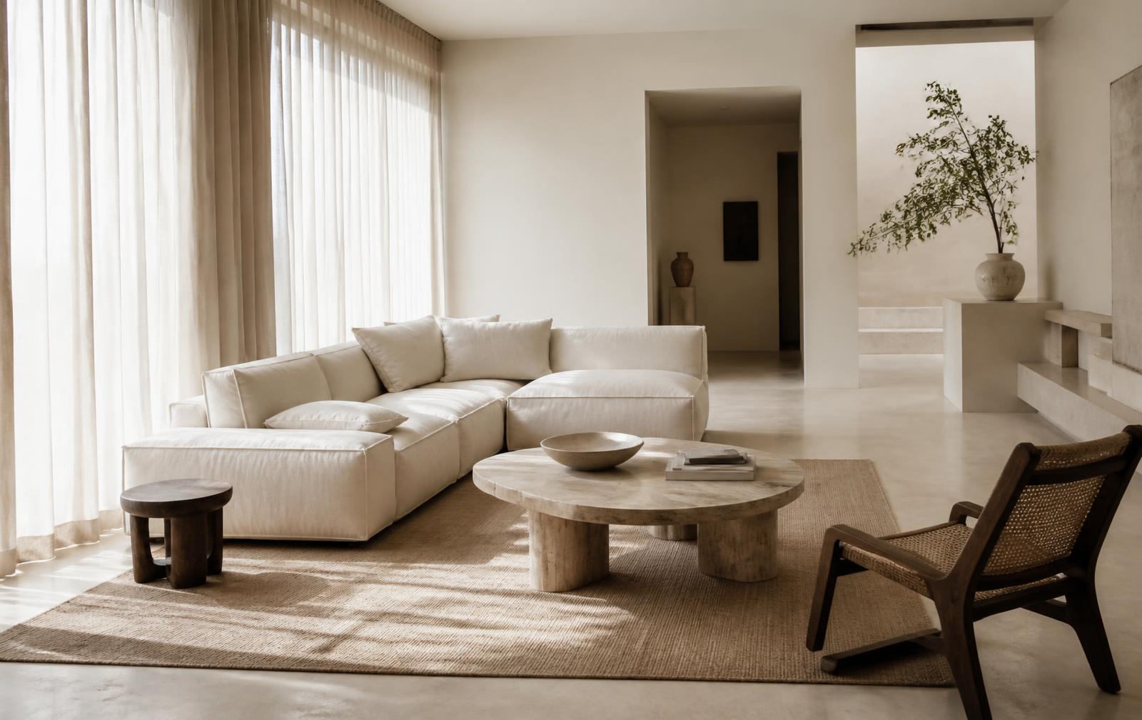 A styled interior prepared for a WILLIAMNIKOLAS campaign