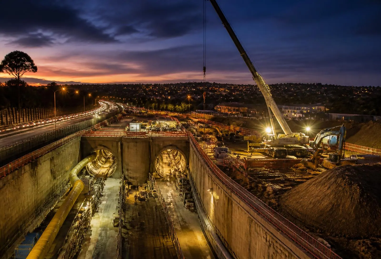 Transport and infrastructure corridor in Adelaide